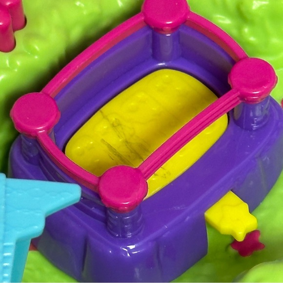 Polly Pocket Unicorn Party Compact Playset Carry Case Pink Purple Piñata Only - Picture 12 of 16